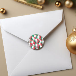 Buon Natale Italienische Fahne Ornamente Aufkleber