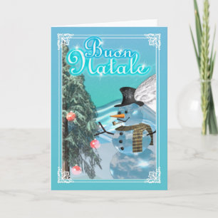 Buon Natale italienische Karte der