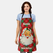 Buon Natale Italienische Weihnachtsfeier Santa Kar Schürze (Getragen)