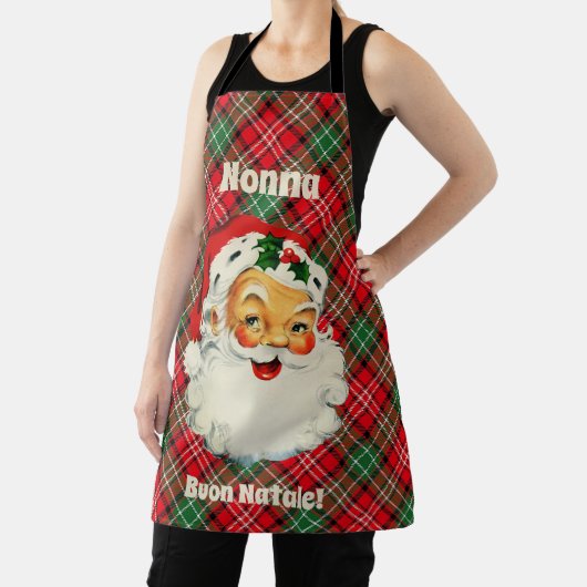 Buon Natale Italienische Weihnachtsfeier Santa Kar Schürze (InSitu)