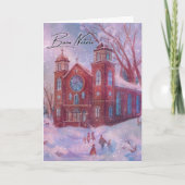 Buon Natale Katholische Weihnachtskarte Dankeskarte (Vorderseite)