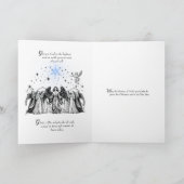 Buon Natale Katholische Weihnachtskarte Dankeskarte (Innenseite)