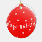 Buon Natale Keramik Ornament (Links)