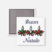 Buon Natale Magnet (Vorderseite/Rückseite)