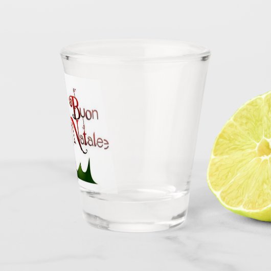 **BUON NATALE** MERRY CHRISTMAS SCHNAPSGLAS (Rechts)