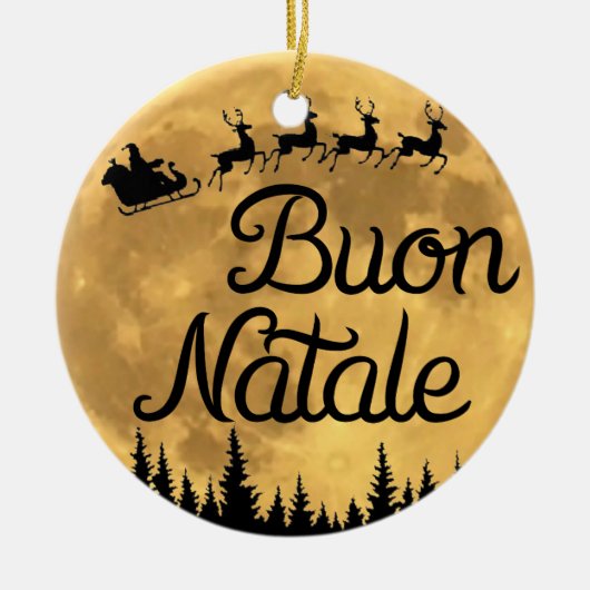 Buon Natale Ornament (Vorne)