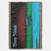 Buon Natale - Polar Lights Polar Bear Decke (Vorderseite Vertikal)