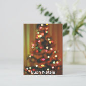 Buon Natale Postkarte (Stehend Vorderseite)