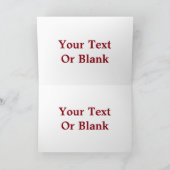 Buon Natale - Raspberry Creme Birch Feiertagskarte (Innenseite)