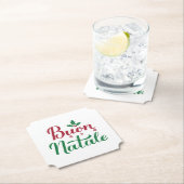 Buon Natale Red und Green Christmas Untersetzer (Vor Ort)