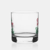 Buon Natale Red und Green Christmas Whiskyglas (Links)