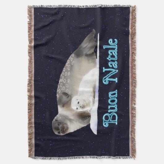 Buon Natale - Ringed Siegel Decke (Vorderseite Vertikal)