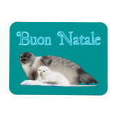 Buon Natale - Ringed Siegel Magnet (Horizontal)