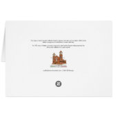 Buon Natale Sanctuary Weihnachtskarte (Rückseite Horizontal)