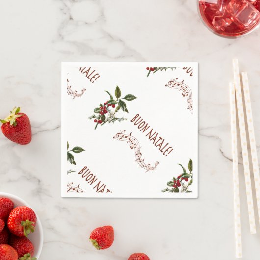 Buon Natale Serviette (Beispiel)