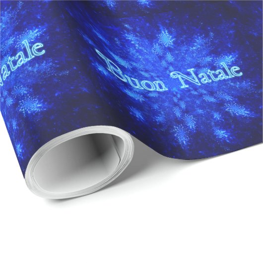 Buon Natale - Snowburst Geschenkpapier (Rolleneckpunkt)