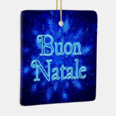 Buon Natale - Snowburst Keramikornament (Rechts)