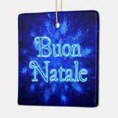 Buon Natale - Snowburst Keramikornament (Links)