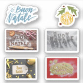 Buon Natale Stickers Aufkleber (Vorderseite)