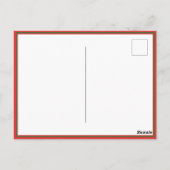 Buon Natale Watercolor Italienisches Weihnachtsfes Postkarte (Rückseite)