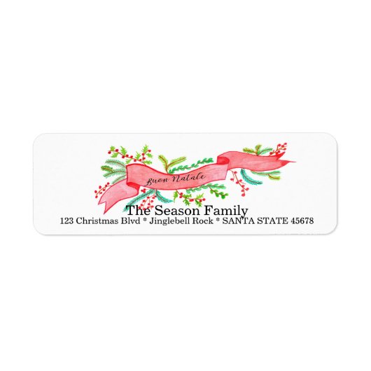 Buon Natale, Weihnachtsbanner (Vorne)