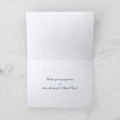 Buon Natale. Weihnachtskarte auf Italienisch Feiertagskarte (Innenseite)