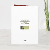 Buon Natale. Weihnachtskarten auf Italienisch Feiertagskarte (Rückseite)