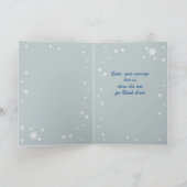 Buon Natale. Weihnachtskarten auf Italienisch Feiertagskarte (Innenseite)