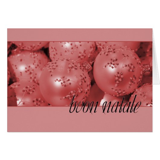 Buon Natale Weihnachtsschmuck (Vorderseite (Horizontal))