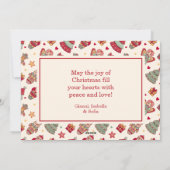 Buon Natale Wreath Feiertagskarte (Rückseite)