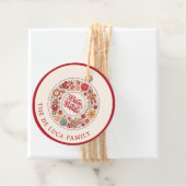 Buon Natale Wreath Geschenkanhänger (Beispiel)