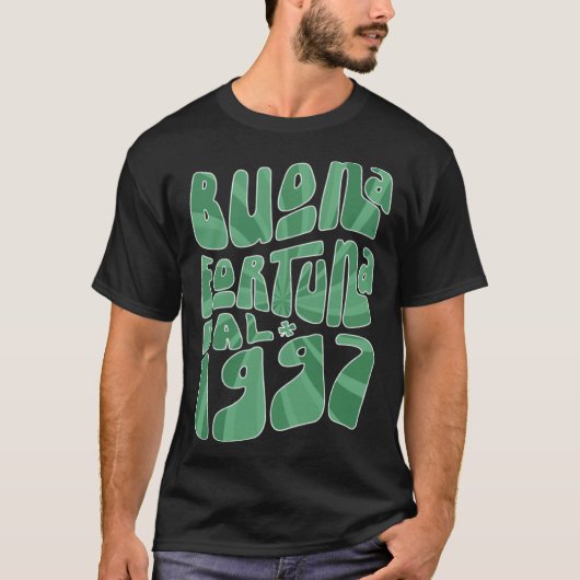 Buona Fortuna Dal 1997 26 Anni Compleanno St Patri T-Shirt (Vorderseite)