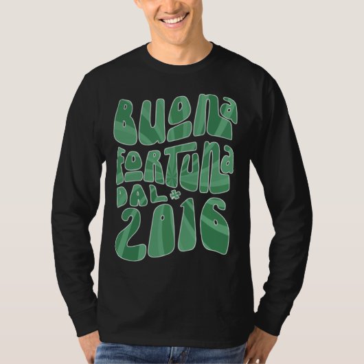 Buona Fortuna Dal 2016 7 Anni Compleanno St Patric T-Shirt (Vorderseite)