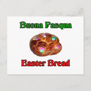 Buona Pasqua Osterbrot Feiertagspostkarte
