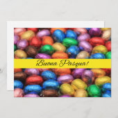 Buona Pasqua Ostereier Feiertagskarte (Vorne/Hinten)