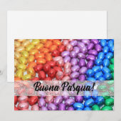 Buona Pasqua Ostereier Feiertagskarte (Vorne/Hinten)