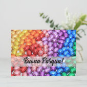 Buona Pasqua Ostereier Feiertagskarte (Stehend Vorderseite)