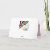 Buona Pasqua Retro Fiat 500 Feiertagskarte (Rückseite)