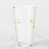 Buongiorno Italien. Lustiger Steigungs-Text Glas (Rechts)