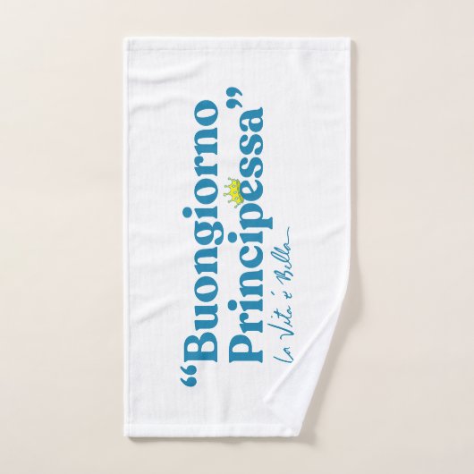 Buongiorno Principessa Badhandtuch Set (Handtuch)