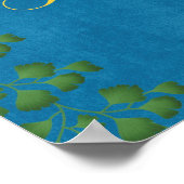 BuonGiorno Vintage Typografie Botanisch Poster (Ecke)