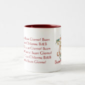 Buongiorno! Zweifarbige Tasse (Mittel)
