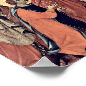 Buoninsegna - Engel enthront Madonna und Kind Poster (Ecke)