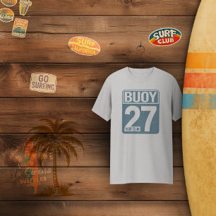 Buoy 27 Surf Club Vintage Küste T-Shirt