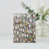 Buoy Shack, Maine Postkarte (Stehend Vorderseite)