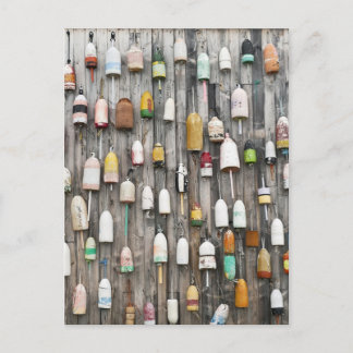 Buoy Shack, Maine Postkarte