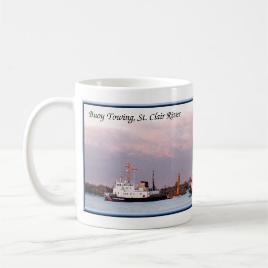 Buoy Towing St. Clair River Tasse (Links)