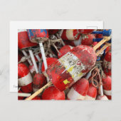 Buoys Postcard Postkarte (Vorne/Hinten)