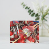 Buoys Postcard Postkarte (Stehend Vorderseite)