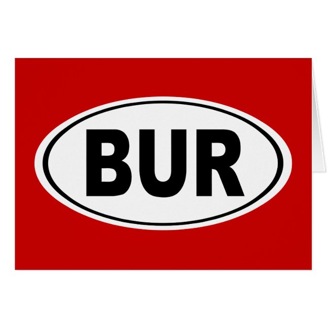 BUR Burlington Massachusetts (Vorderseite (Horizontal))